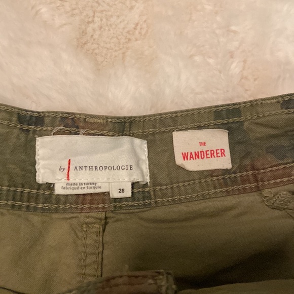 Anthropologie the wanderer Camo shorts Sz 28 - Picture 4 of 6